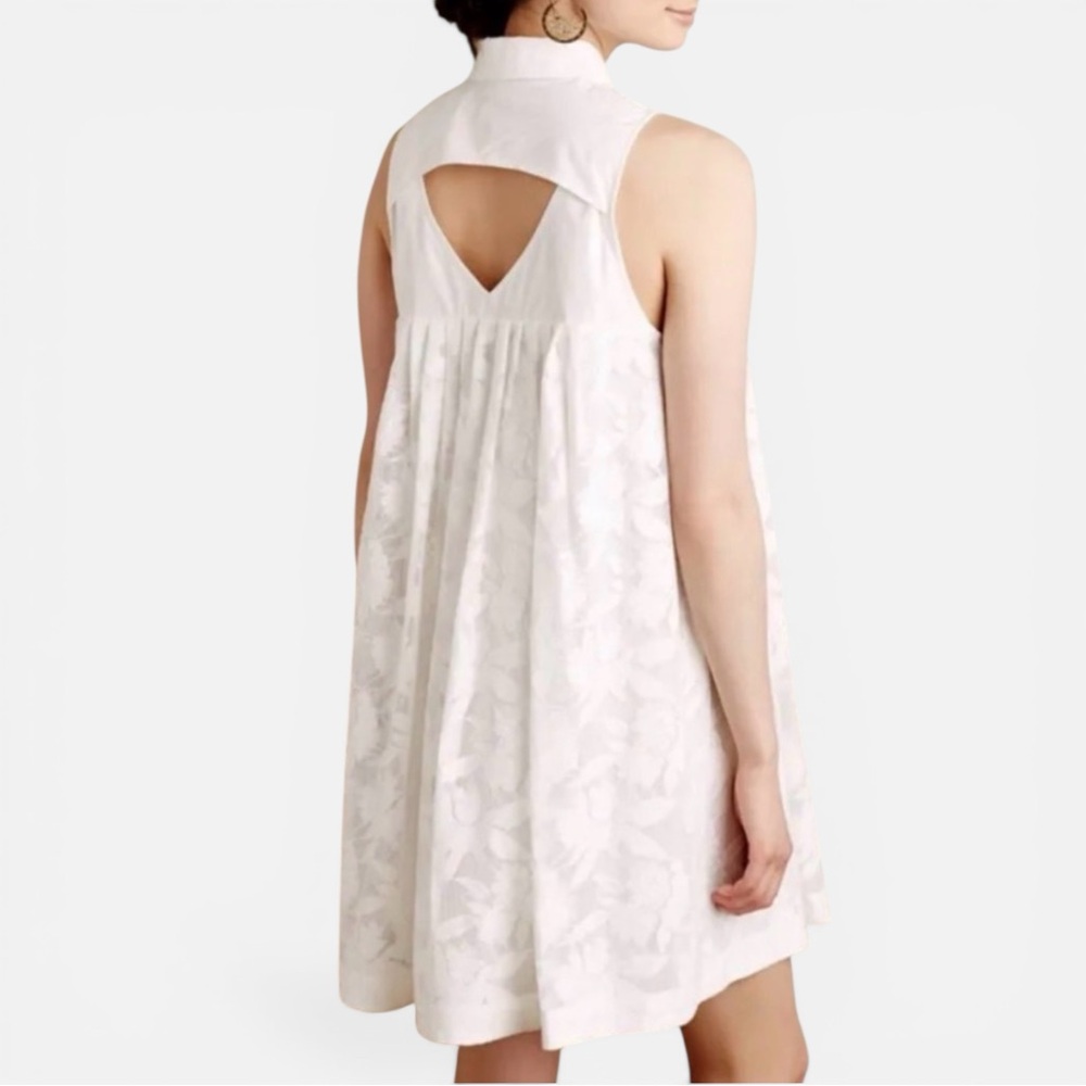 Anthropologie HD in Paris Lace Shift Dress S Excellent Cond Engagement Shower